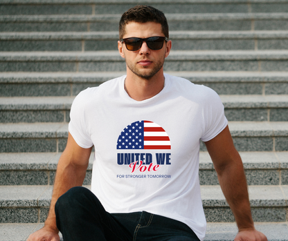 United We Vote Unisex Cotton Crew Tee