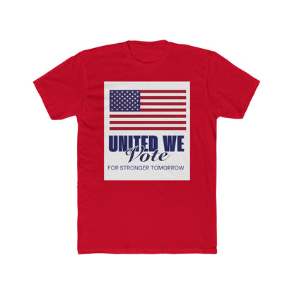 United We Vote Premium Unisex Cotton Crew Tshirt