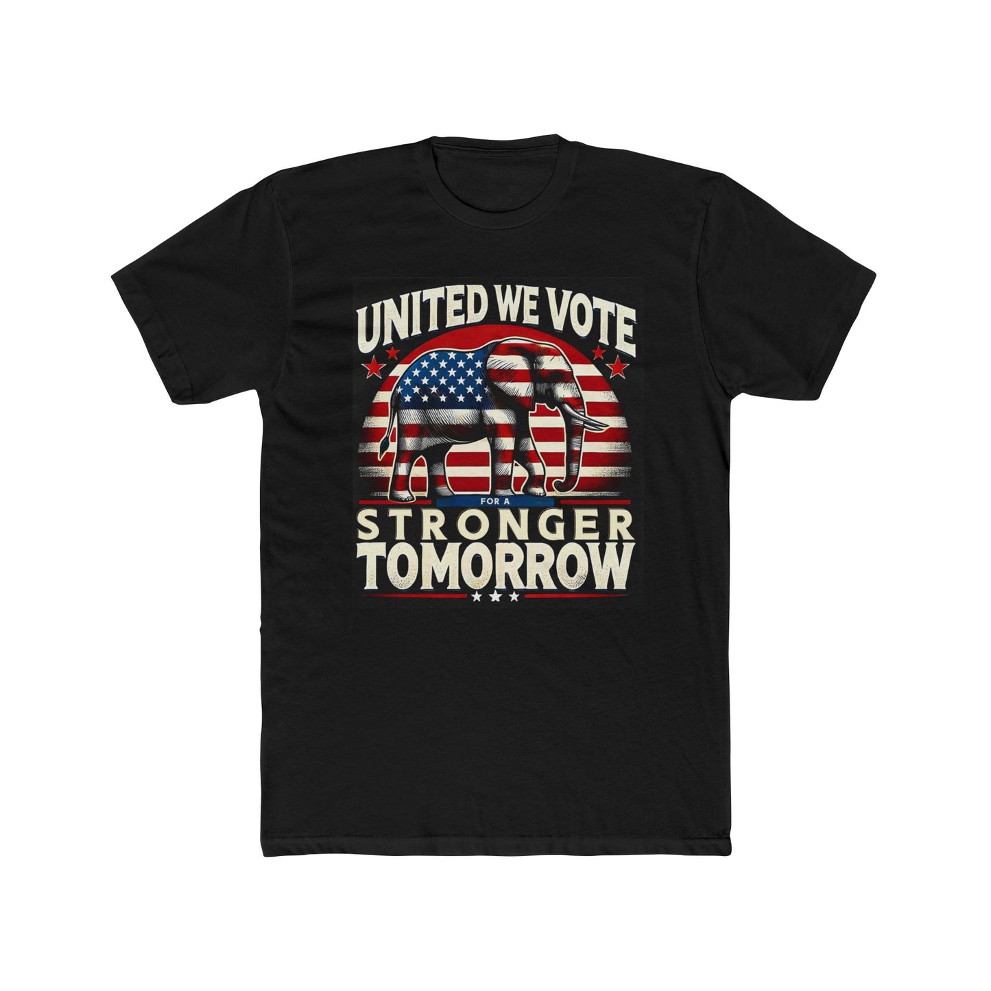 Premium United We Vote Unisex Cotton Crew Tshirt