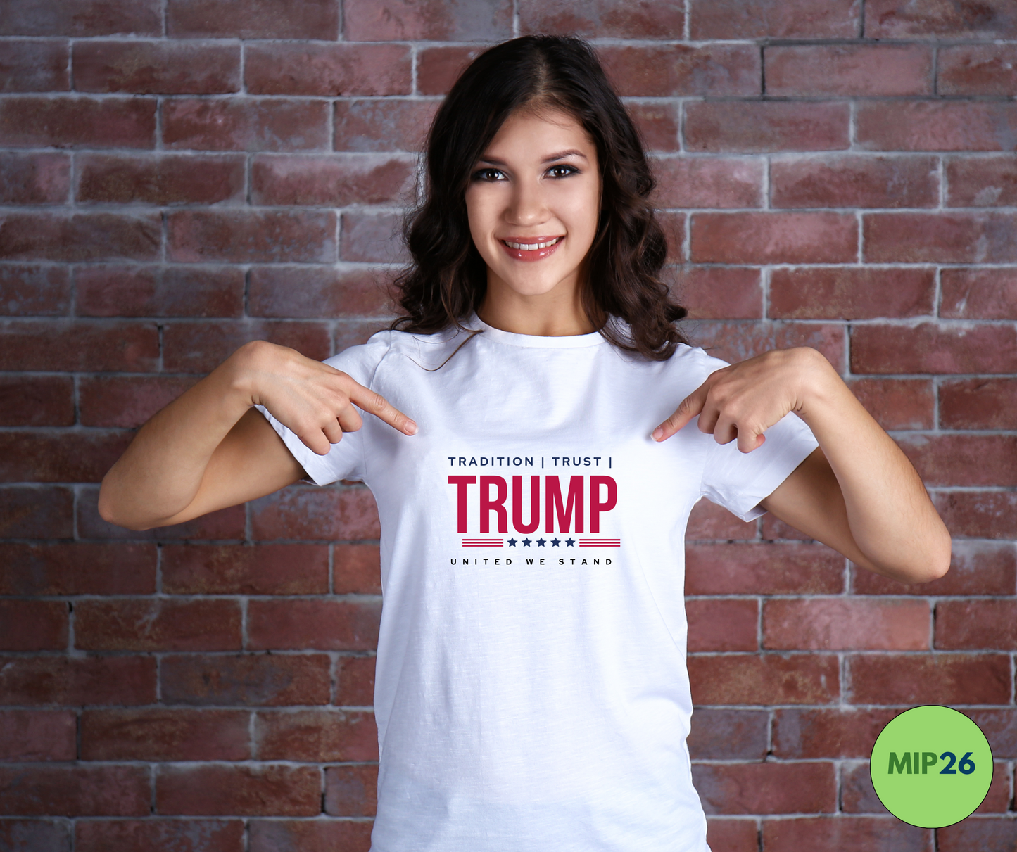 Tradition Trust Trump United We Stand Unisex Cotton T-shirts