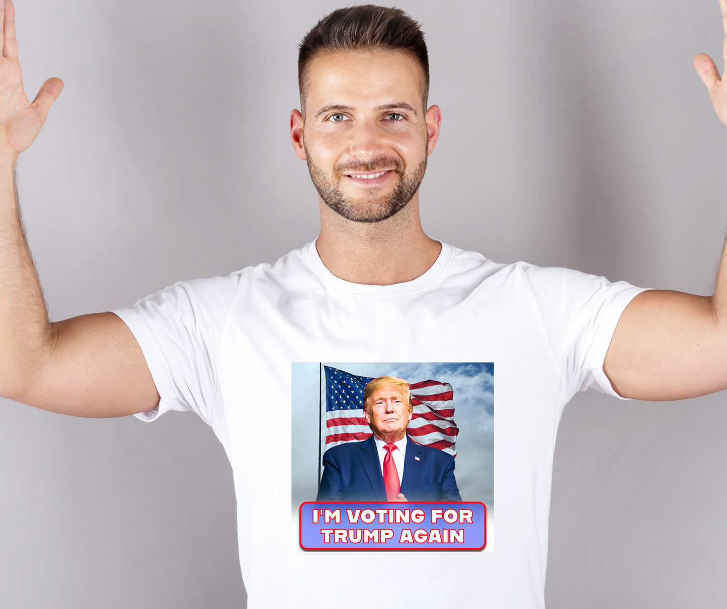 "I'm Voting for Trump" Premium Unisex Cotton T-shirt