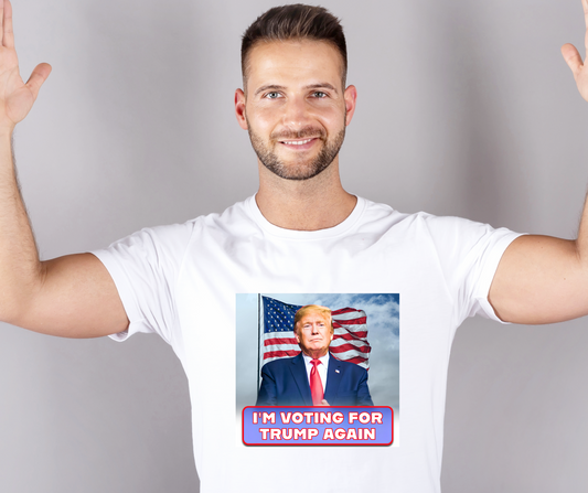 "I'm Voting for Trump" Premium Unisex Cotton T-shirt